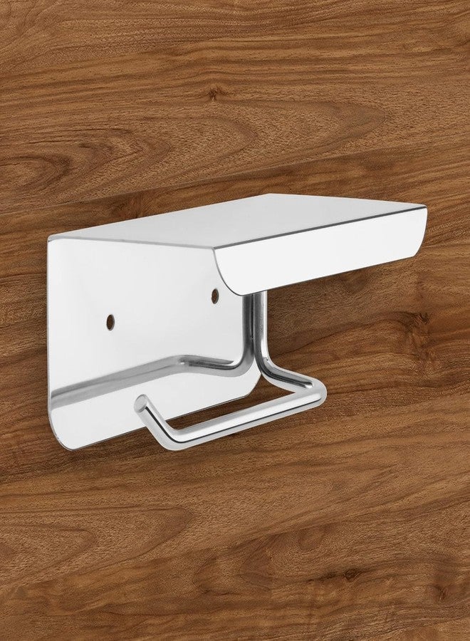 ACHRO Self Adhesive and Wall Mounting Toilet Paper Holder Stainless Steel (Pack of 2) - Image 4