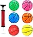 Shindel 6Pcs Mini Basketball 47 inches Small Basketball with Pump for Kids and Adults Party Favors - Image 3