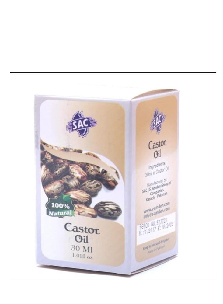 SAC NATURAL CASTOR OIL 30 ML