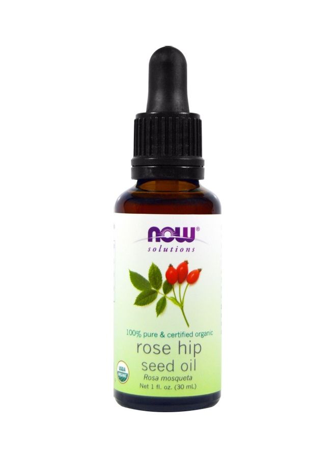 now Organic Rose Hip Seed Oil Black 30ml - Image 1