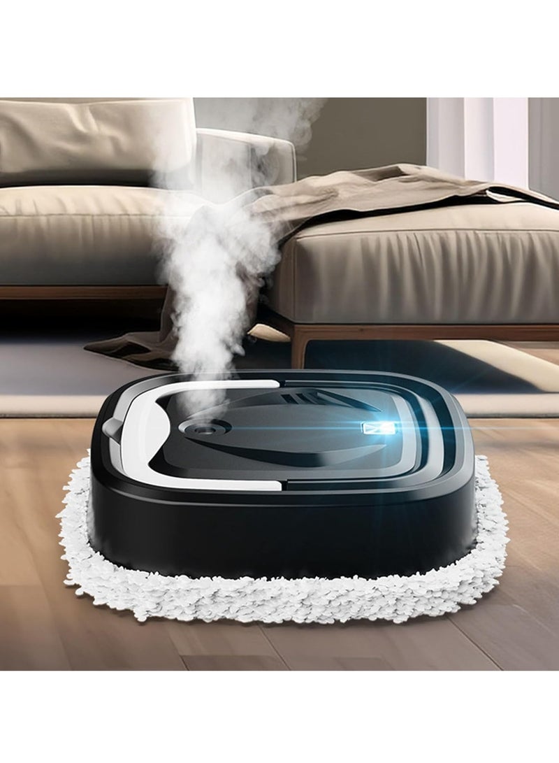 general Household Cleaning Sweeper  Smart Sweeping Robot  Automatic Water Tank Cleaning  New 2024 All-in-One Drag Vacuum Cleaner Robot (Black) - Image 1