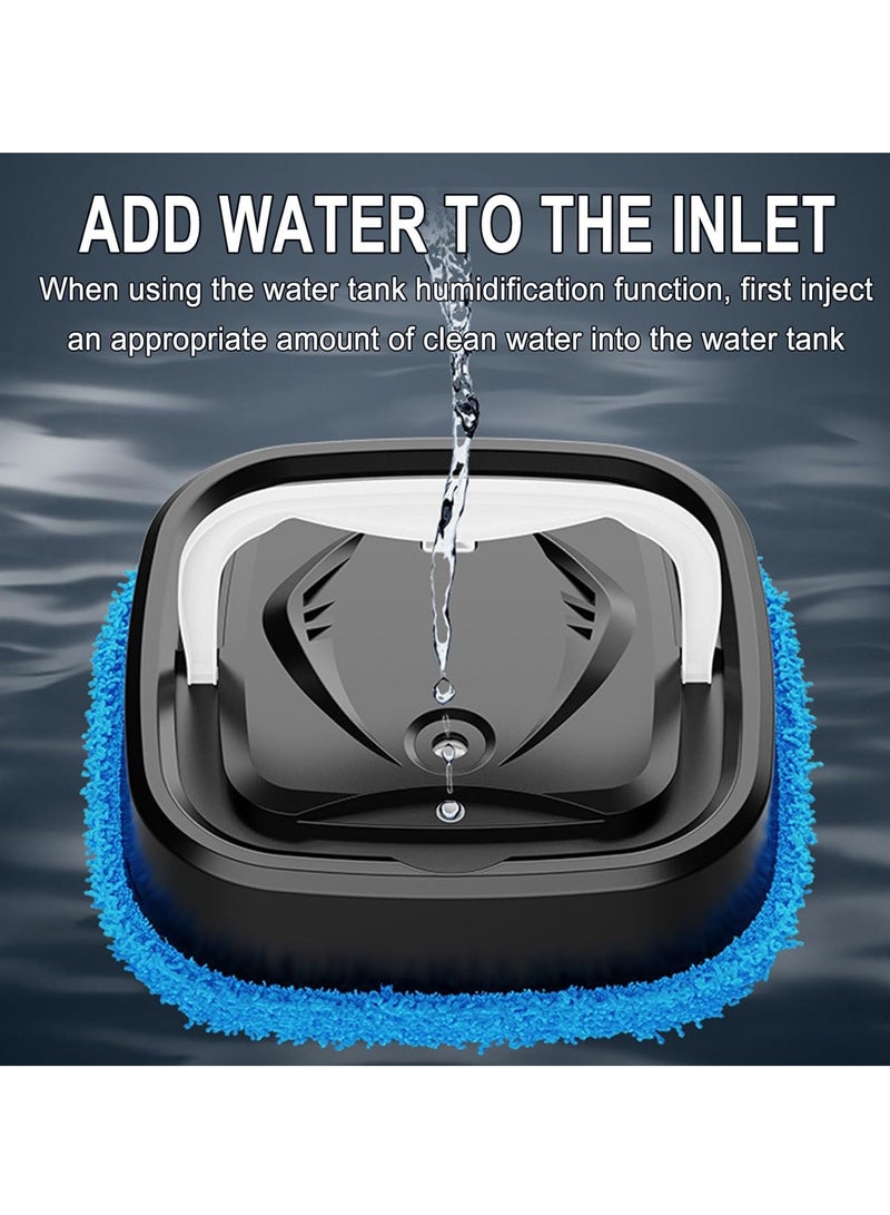 general Household Cleaning Sweeper  Smart Sweeping Robot  Automatic Water Tank Cleaning  New 2024 All-in-One Drag Vacuum Cleaner Robot (Black) - Image 4