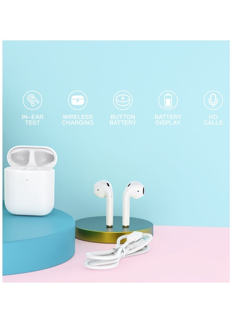 modio D2 High Bass In-Ear Bluetooth Earbuds | Wireless Earphones with Touch Control | Crystal Clear Stereo Sound | Comfortable Lightweight Fit | Portable Charging Case | Works with iOS & Android - Image 5