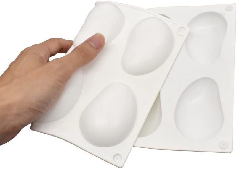 mostsom Silicone Mold Dessert Silicone Cake Mold For Baking Fondant Mould Fruit Shape Sugar Candy Jelly Bakeware Chocolates Mould (Mango H_11.68x6.84x0.8 inch) - Image 4