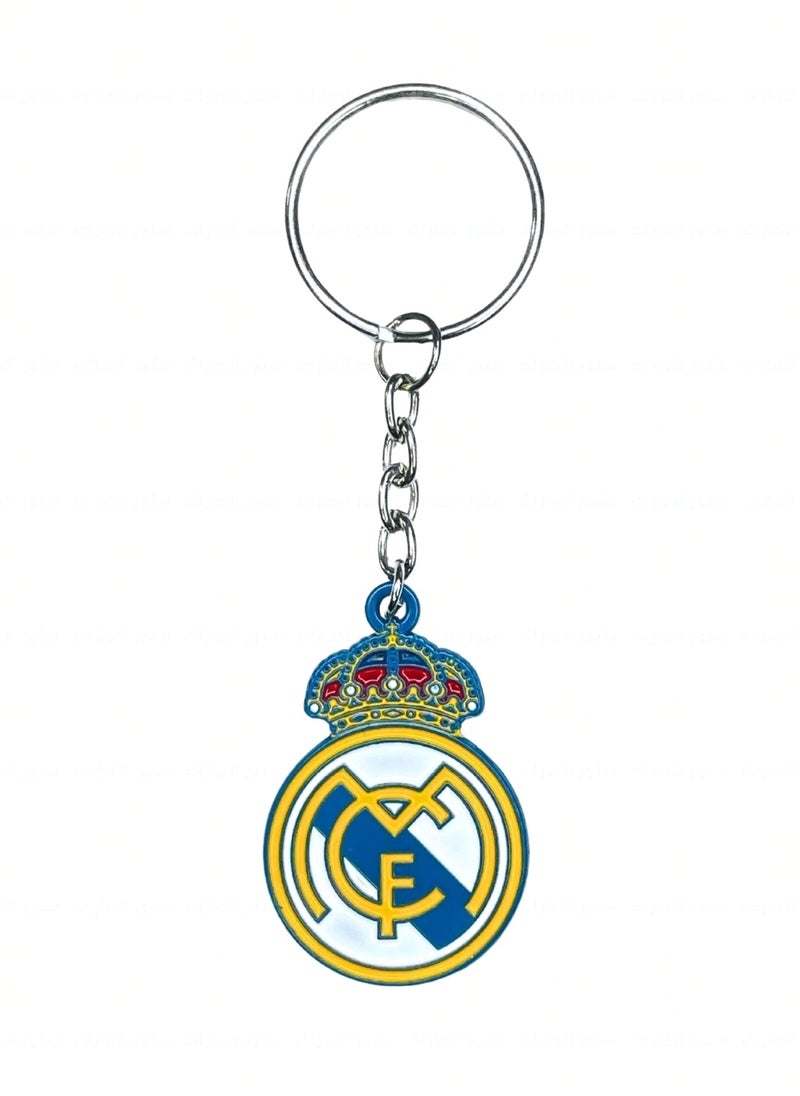 Service Zone Metal Keychain Real Madrid CF Double Sided Logo  - Image 1