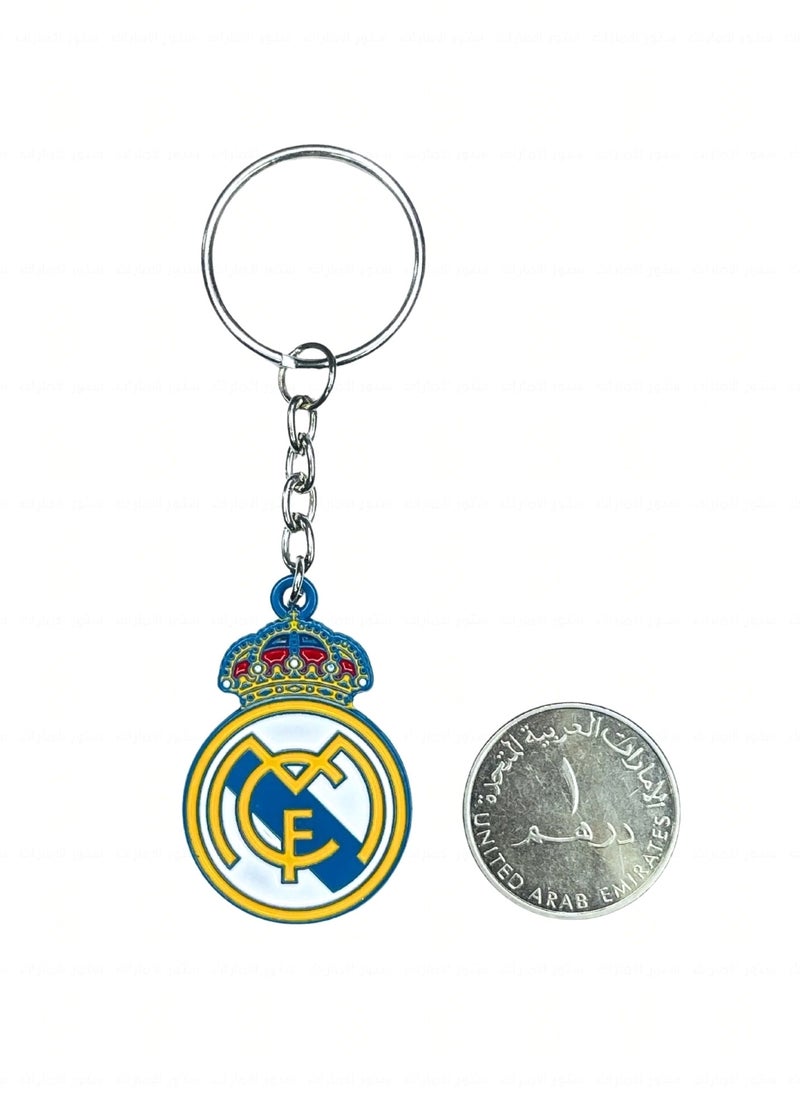 Service Zone Metal Keychain Real Madrid CF Double Sided Logo  - Image 2