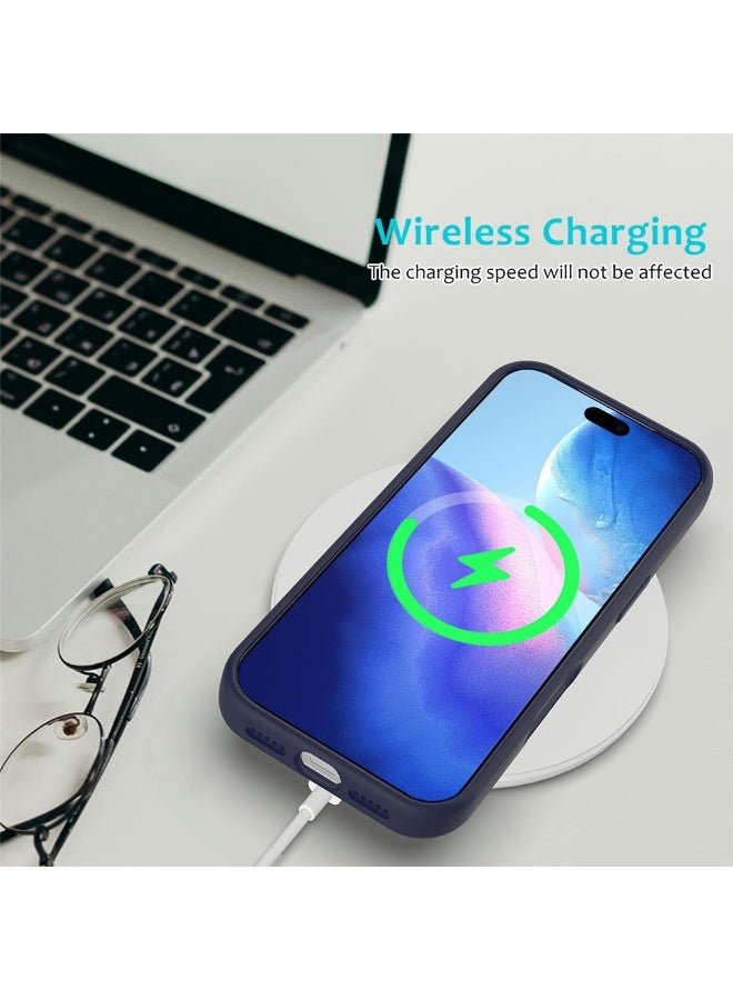 Liquid Silicone Protective Case Compatible with iPhone 17 Pro Max 6.9-Inch, Slim Matte Back Cover, Silky Soft Touch, Shockproof Design, Anti-Fingerprint with Microfiber Lining - Image 5