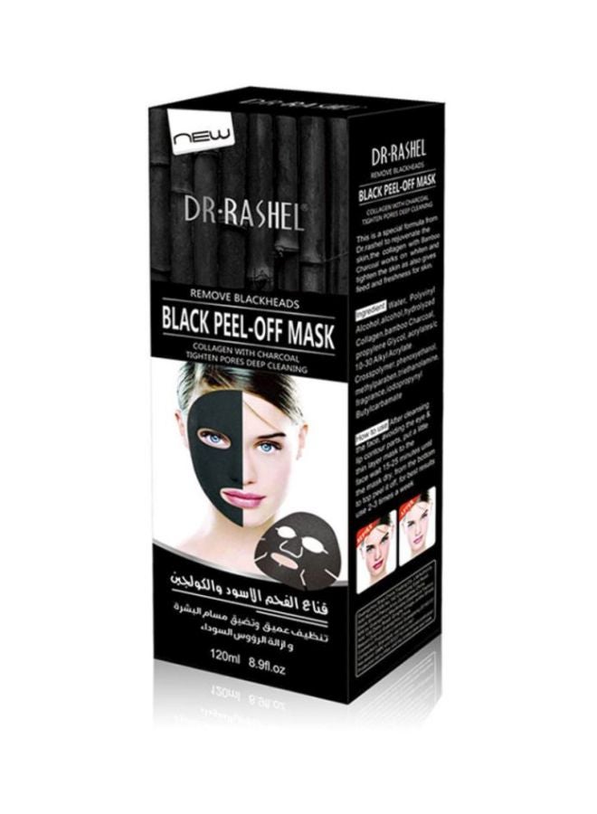 DR. RASHEL Peel-Off Facial Mask Black 120ml - Image 3