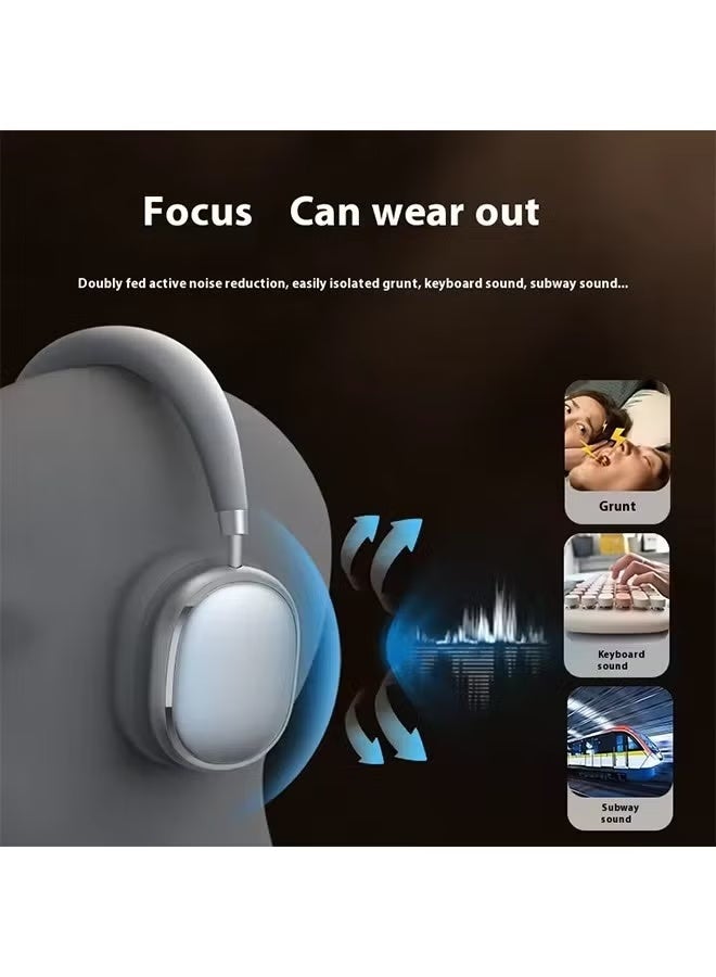 TONEMAC H5 Wireless Headset With Mic ANC Active Noise Reduction Long Endurance Bluetooth Headphone Custom Music Gaming Headset - Image 3