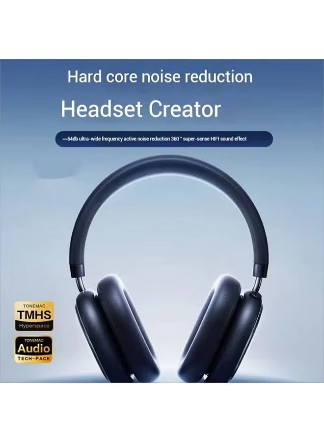 TONEMAC H5 Wireless Headset With Mic ANC Active Noise Reduction Long Endurance Bluetooth Headphone Custom Music Gaming Headset - Image 1