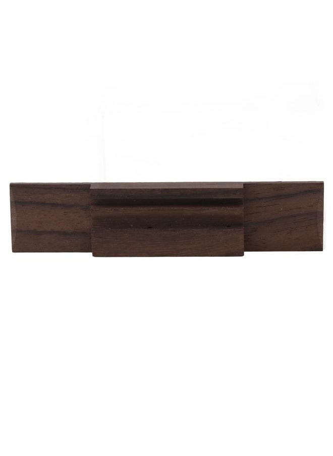 4 String Ukulele Bridge Accurate Shaped Hard Rosewood Retro Guitar Bridge with Cow Bone Saddle Nut