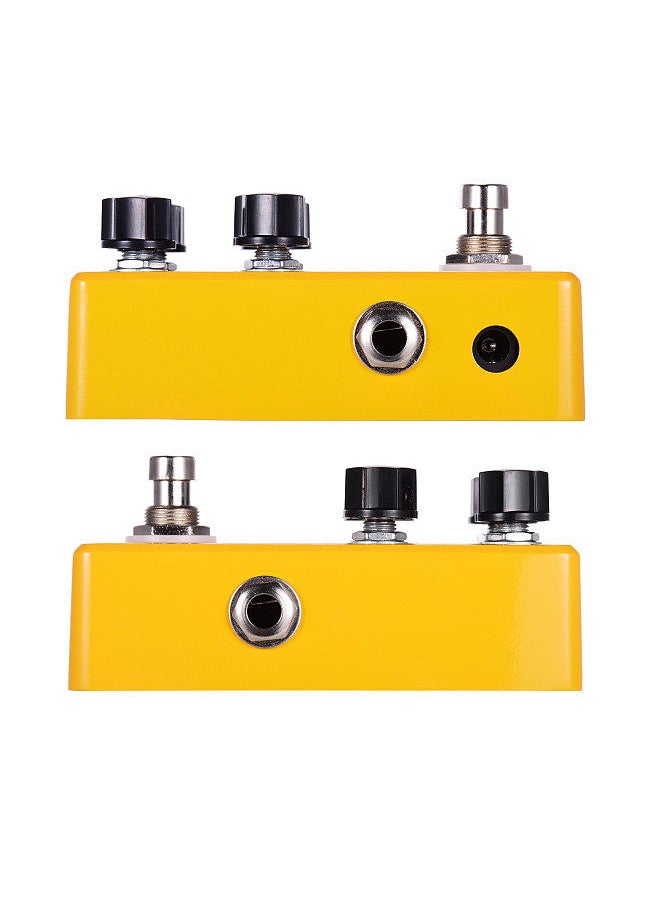 D-8 Overdrive Guitar Effect Pedal with Bass Treble Gain Level Controls and True Bypass Design for Electric Guitar