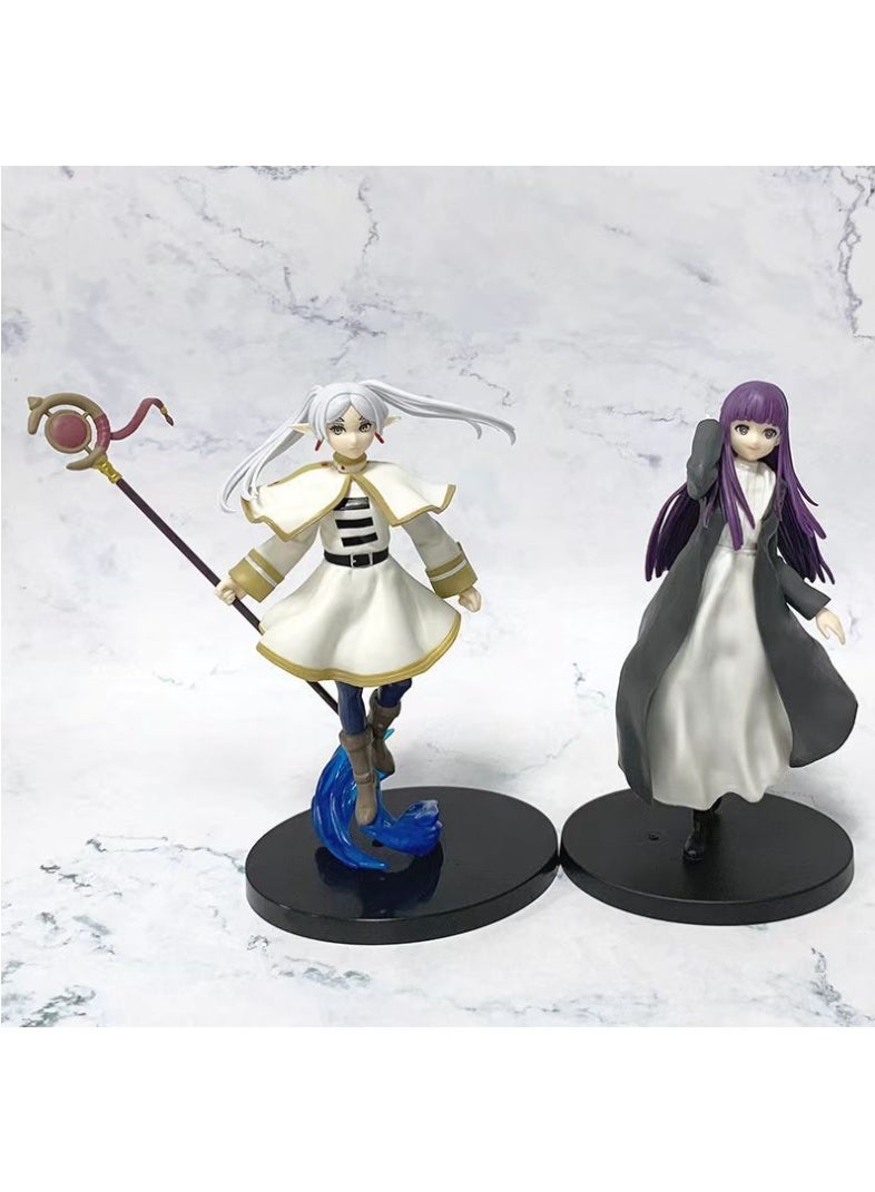 19.5cm 2pcs Frieren: Beyond Journey's End Action Figures - Image 1
