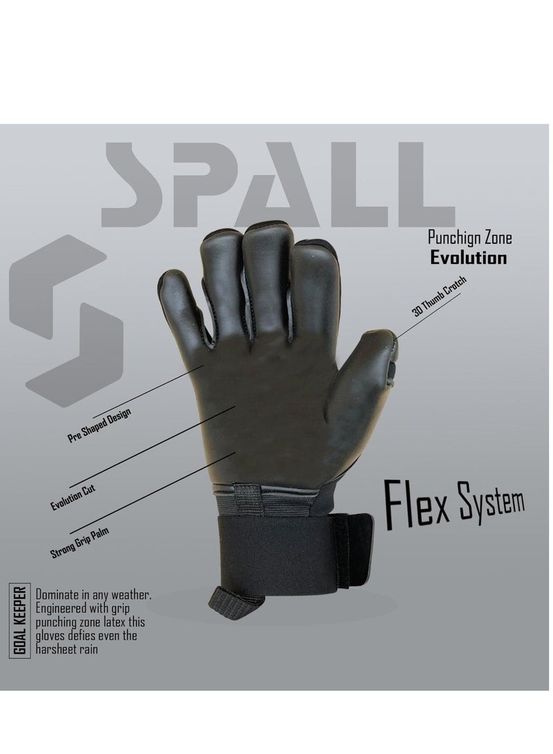 Spall Goalkeeper Gloves for Men & Women ? Soccer Goalie Gloves with Strong Grip & Hand Protection for Training and Match Play | Ideal for All Surfaces, Kids & Adults | Match-Ready | Includes Pump & Needle  - Image 5
