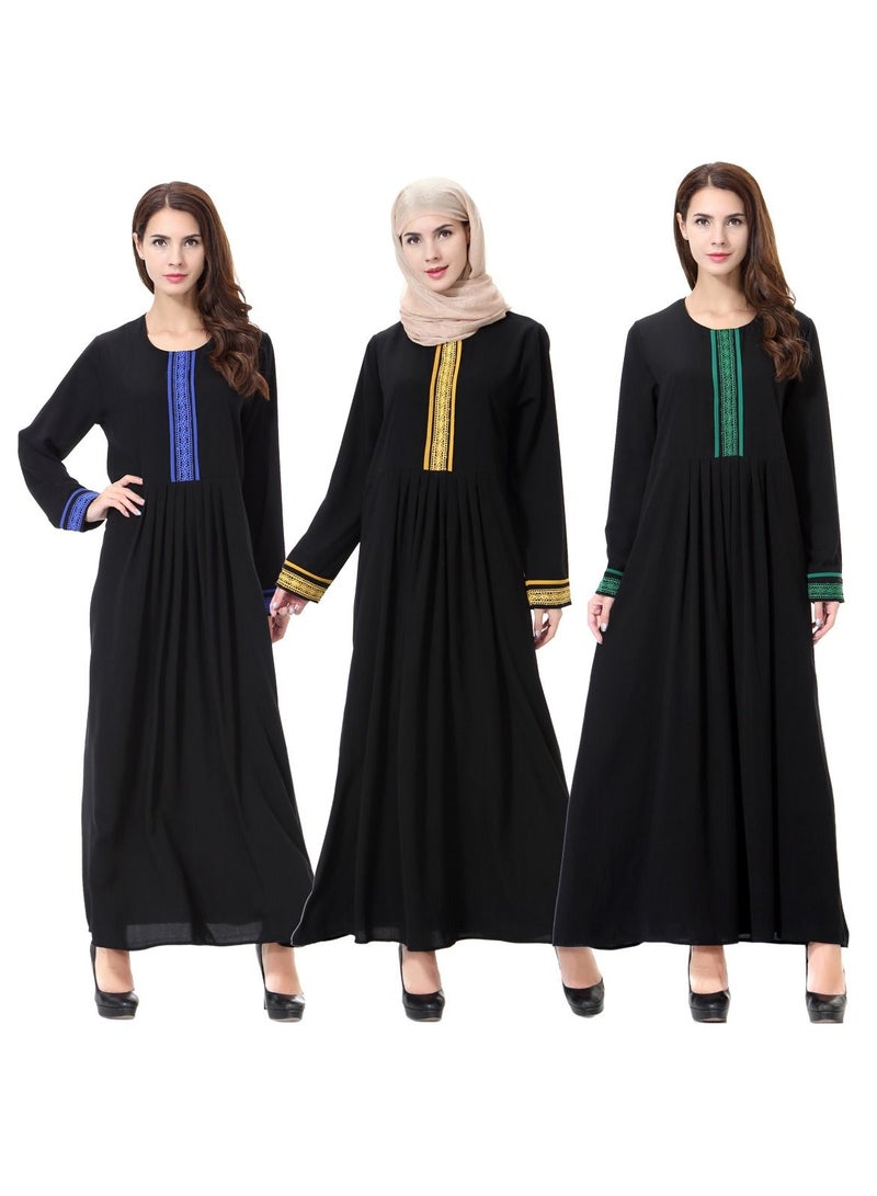 Muslim Lady wool peach Dress