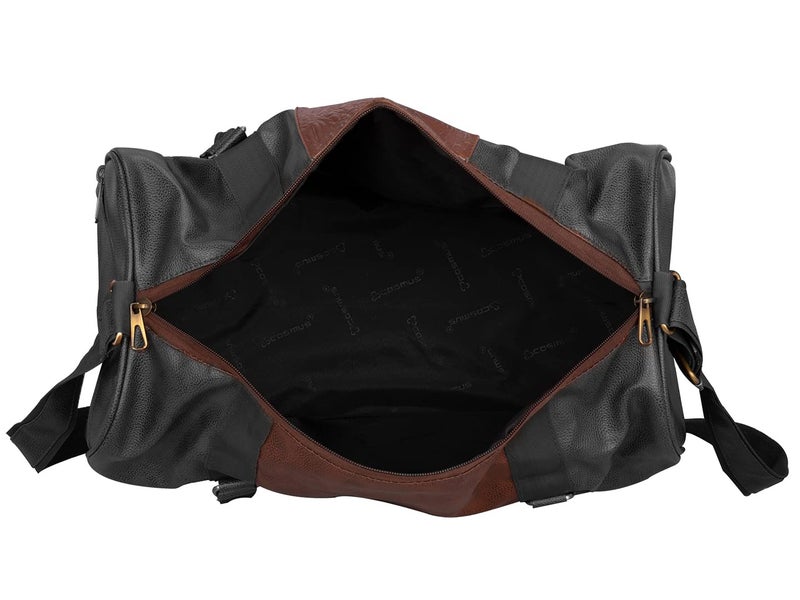 COSMUS Cabin size Duffle bag - Cosmus Sailor PU 30 Litre Stylish duffle bag (BLACK) - Image 5