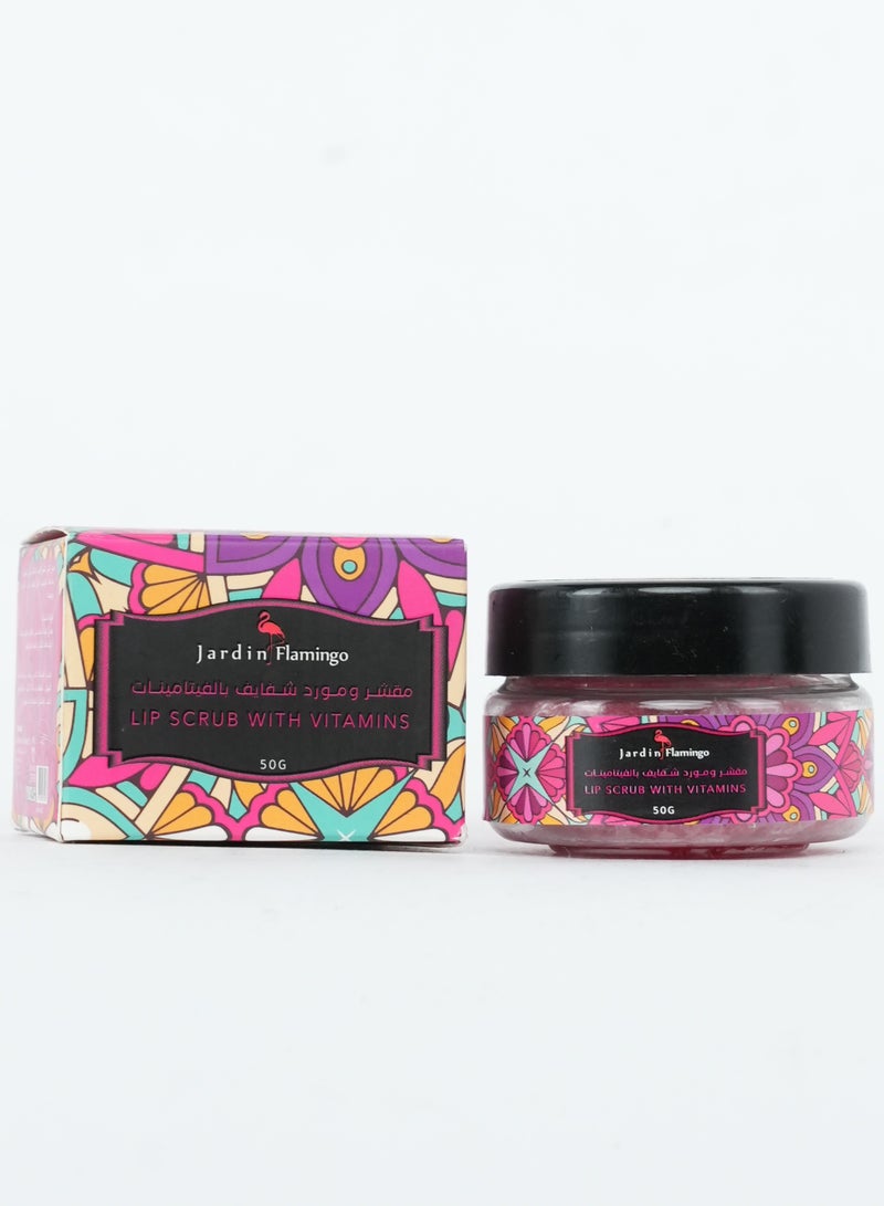 Jardin Flamingo مقشر شفاه مع فيتامينات 50 جرام - Image 1