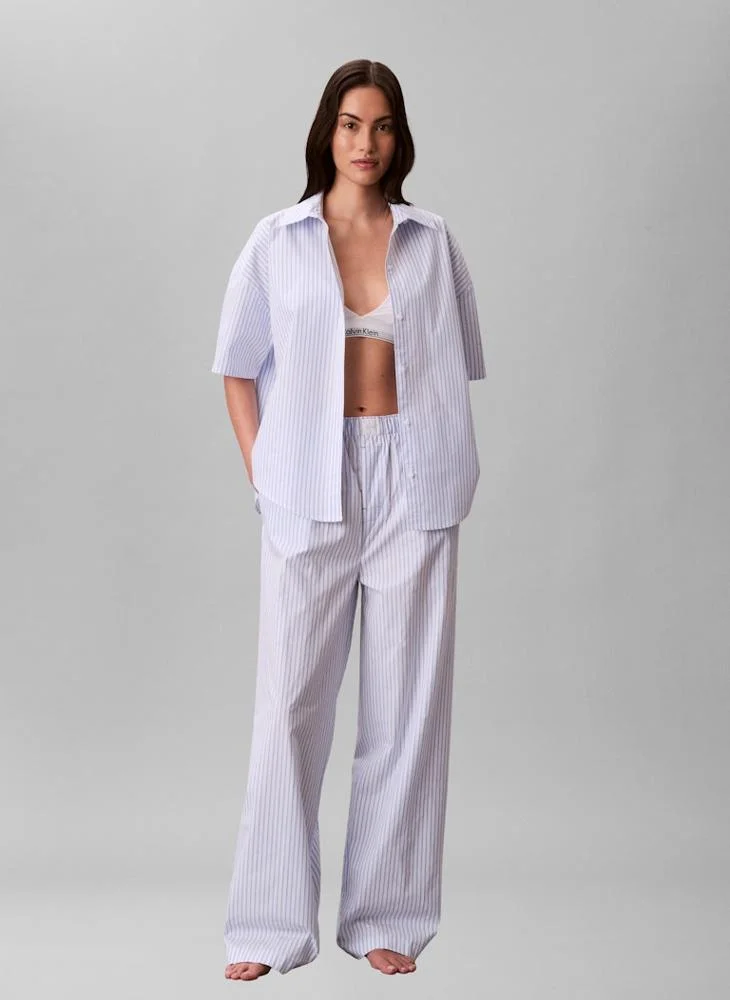 CALVIN KLEIN  Covered Wb Poplin Pant for Women | Best Price UAE