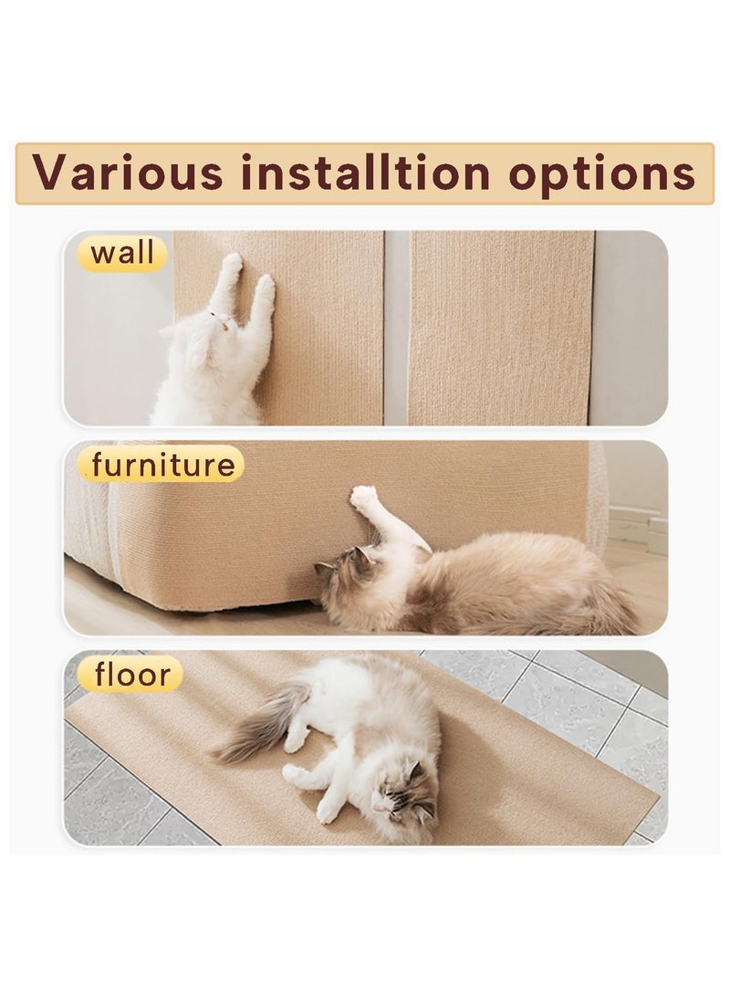 آنا 40*100 سم لوح مقصوص ذاتي اللصق لحماية الأثاث، الأرائك، والجدران من خدش القطط - Image 3