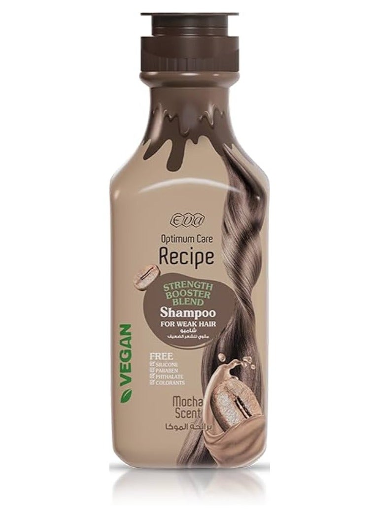 إيفا وصفة أوبتيموم كير شامبو معزز القوة برائحة الموكا - 350 مل