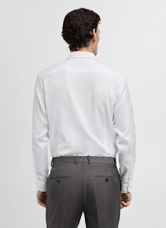 Mango Man Slim-Fit Cotton Suit Shirt  - Image 2