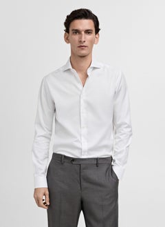 Mango Man Slim-Fit Cotton Suit Shirt  - Image 1