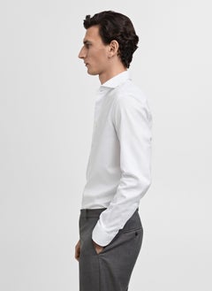 Mango Man Slim-Fit Cotton Suit Shirt  - Image 3