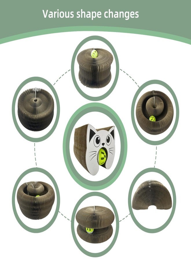 لوح خدش القطط السحري القابل للطي من BLIWINPT - لعبة تفاعلية للقطط المنزلية التي تشعر بالملل، ألعاب قطط منزلية للخدش، ممتعة ومتينة، عبوة من قطعتين - Image 4