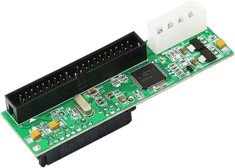 SinLoon SinLoon SATA Female to 40 pin Male 35 inch IDE Adapter for PC and Mac Computer to SATA Hard Drive Interface AdapterSATA F35 M Big - Image 1