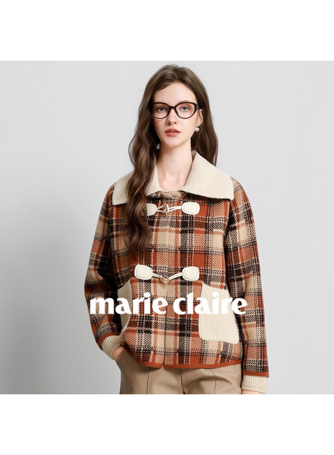 Marie Claire Knitted Sweater Coat Women Autumn Winter 2025 New Fashion Youthful Top - Image 5