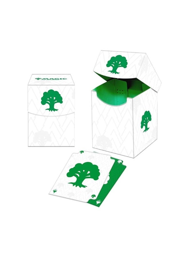 Ultra Pro  Mana 8 100 Deck Box  Forest for Magic The Gathering Stores  Holds 100 Standard Sized Cards Durable Protective Collectors Game Deck Card Holder Box