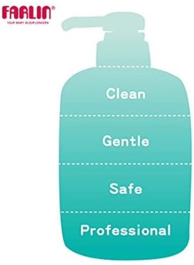 erorex Farlin Clean 2.0 Baby Bottle Wash Mousse Foam 500ml Food Grade Anti Bacteria Plant Based - Image 3