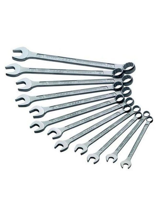 Zashe 12-Piece Combination Spanner Set – 8mm to 19mm Professional Ratchet Wrench Tool  - Image 1
