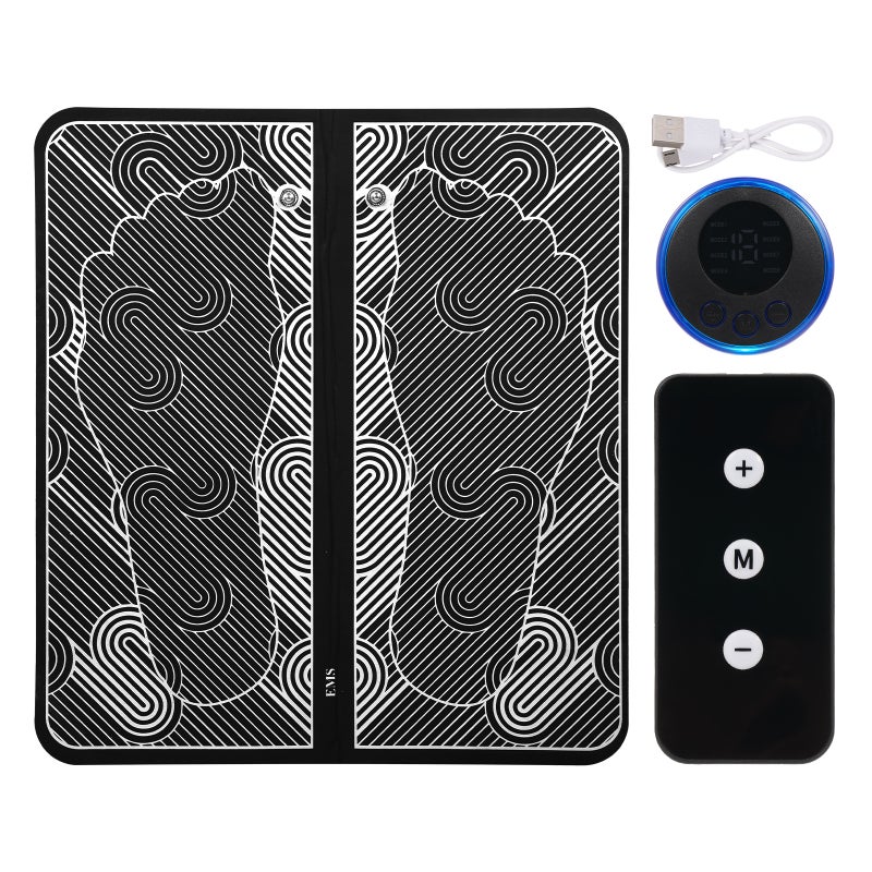 Electric Muscle Stimulation Massager Electric Leg Muscle Stimulator Massager Pressure Relief Pain Relief Relaxing Blood Circulation Massager Pad - Image 1