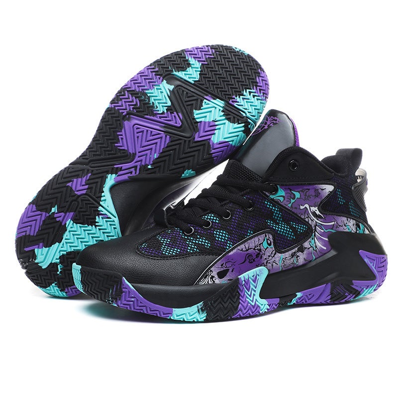 Basketball Shoes Men'S Youth Couple Sneaker Students Sports Competition Training Shoes Boys Fashion Trendy Shoes - Image 4