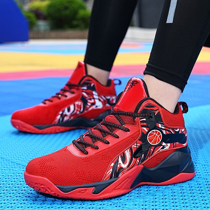 Basketball Shoes Men'S Youth Couple Sneaker Students Sports Competition Training Shoes Boys Fashion Trendy Shoes - Image 1