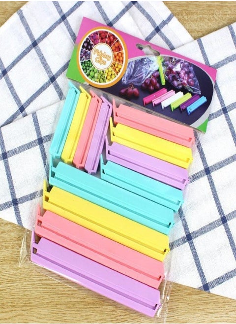 12 pieces, assorted colors, assorted sizes, to keep food fresh and store snacks