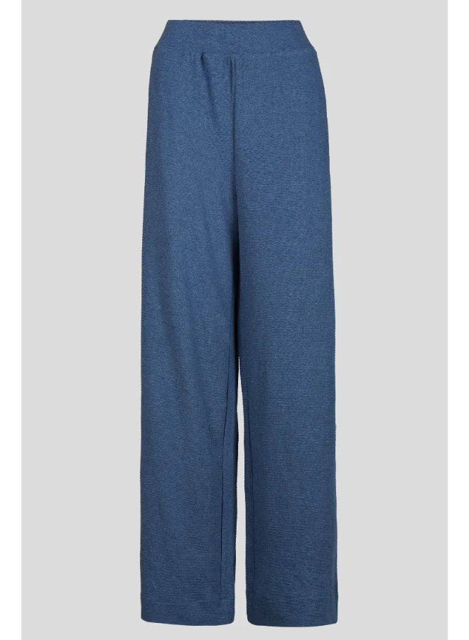 NeceSera Relaxed Cloudy Blue Wide Leg Lounge Pants