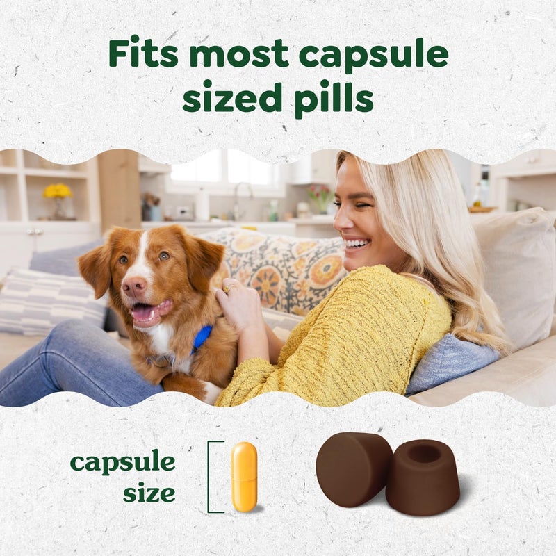 Greenies Pill Pockets for Dogs Large Size, Soft Dog Treats, Hickory Smoke Flavor, (6) 7.9 oz. Pouches (180 Treats Total) - Image 5