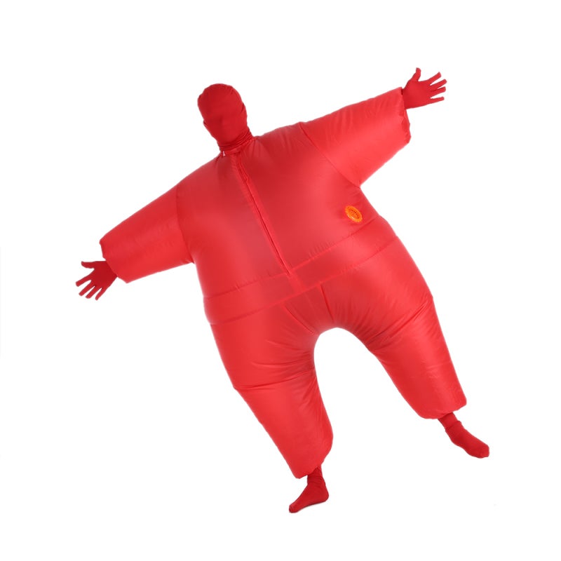 Inflatable Costume Adult Waterproof Polyester Material - Quick 60 Second Inflation Walking Suit for Halloween Carnivals Party Events - Image 1