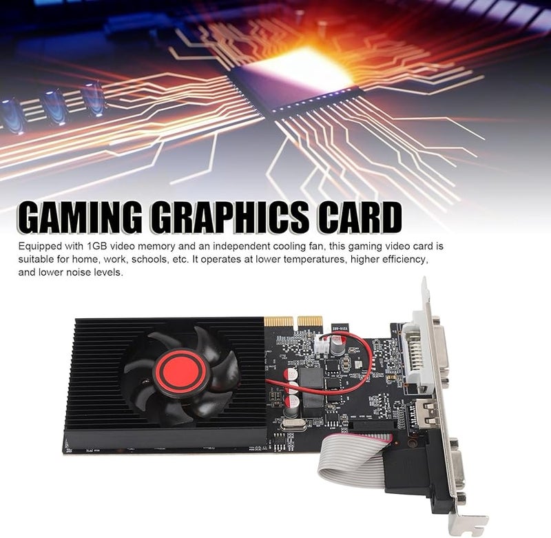 Vbestlife GT220 1GB DDR3 64 Bit PCIE 2 0 Gaming Graphics Card with HDMI DVI VGA Ports - Image 3