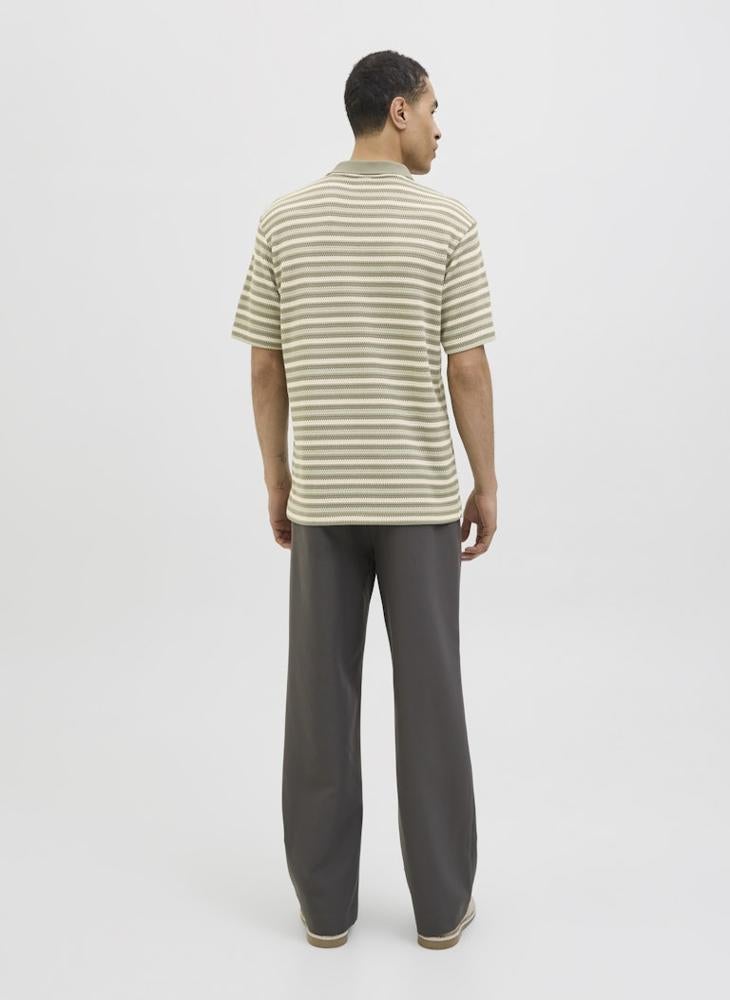 JACK & JONES Jprbluharry Short Sleeve  Split Neck Polo Shirt  - Image 2