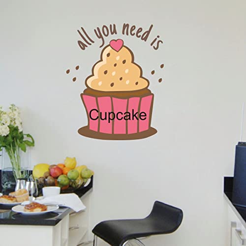 Sticker Studio Cupcake Wall Sticker & Decal (PVC Vinyl, Size - 58 Cm X 41 Cm) - Image 4
