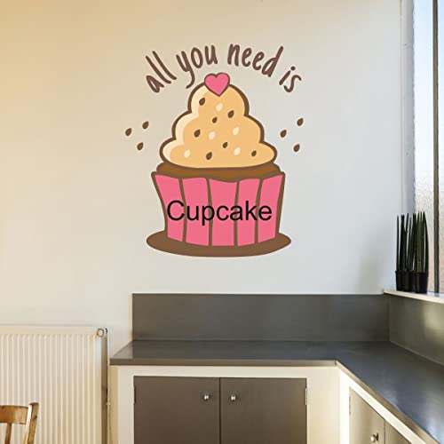 Sticker Studio Cupcake Wall Sticker & Decal (PVC Vinyl, Size - 58 Cm X 41 Cm) - Image 5