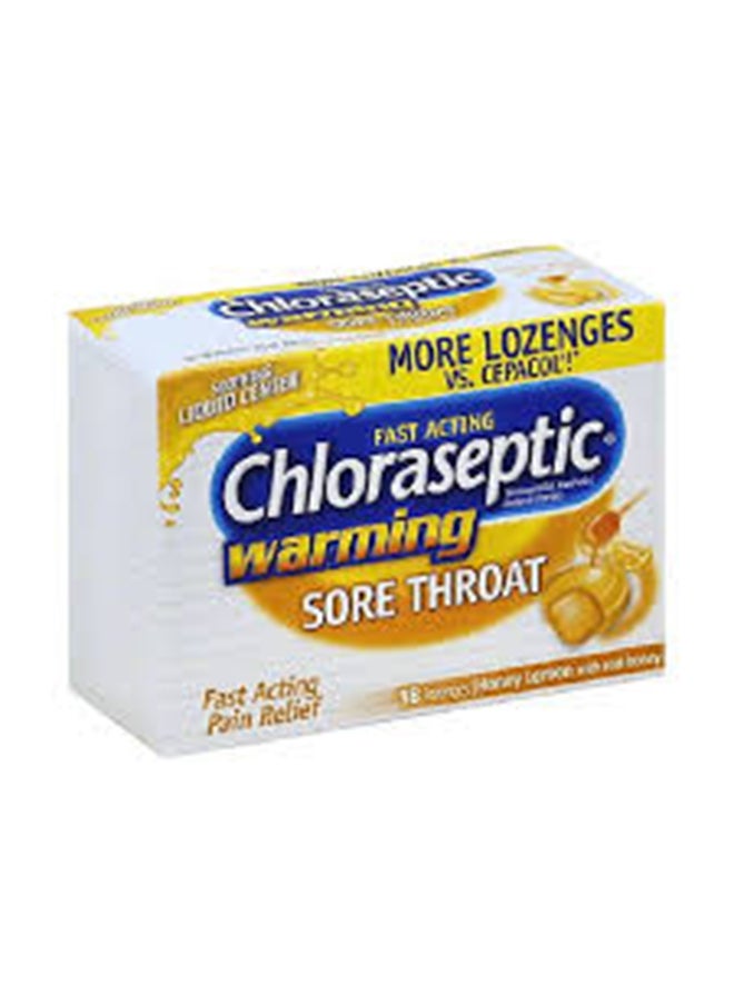 Chloraseptic Honey Lemon Liquid Center Loz 18S 