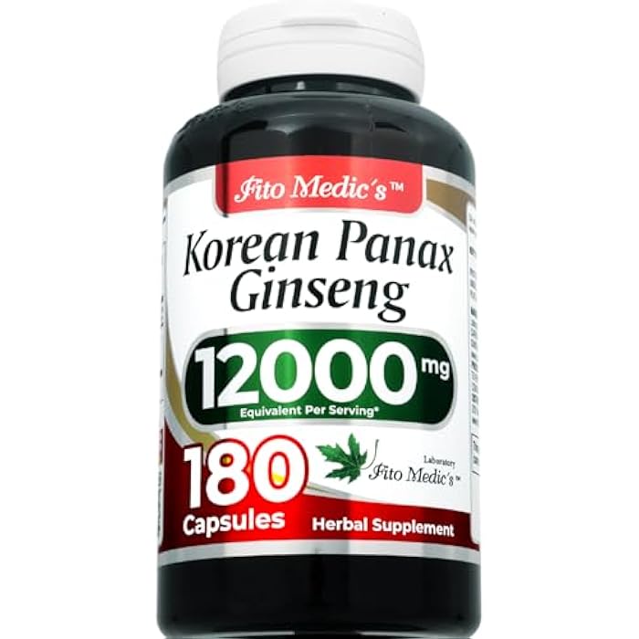 FITO MEDIC'S Korean Ginseng Root | Panax Ginseng Capsules | 180 Capsules | Concentrated Extract | Highly Absorbable Herbal Supplement - Image 2