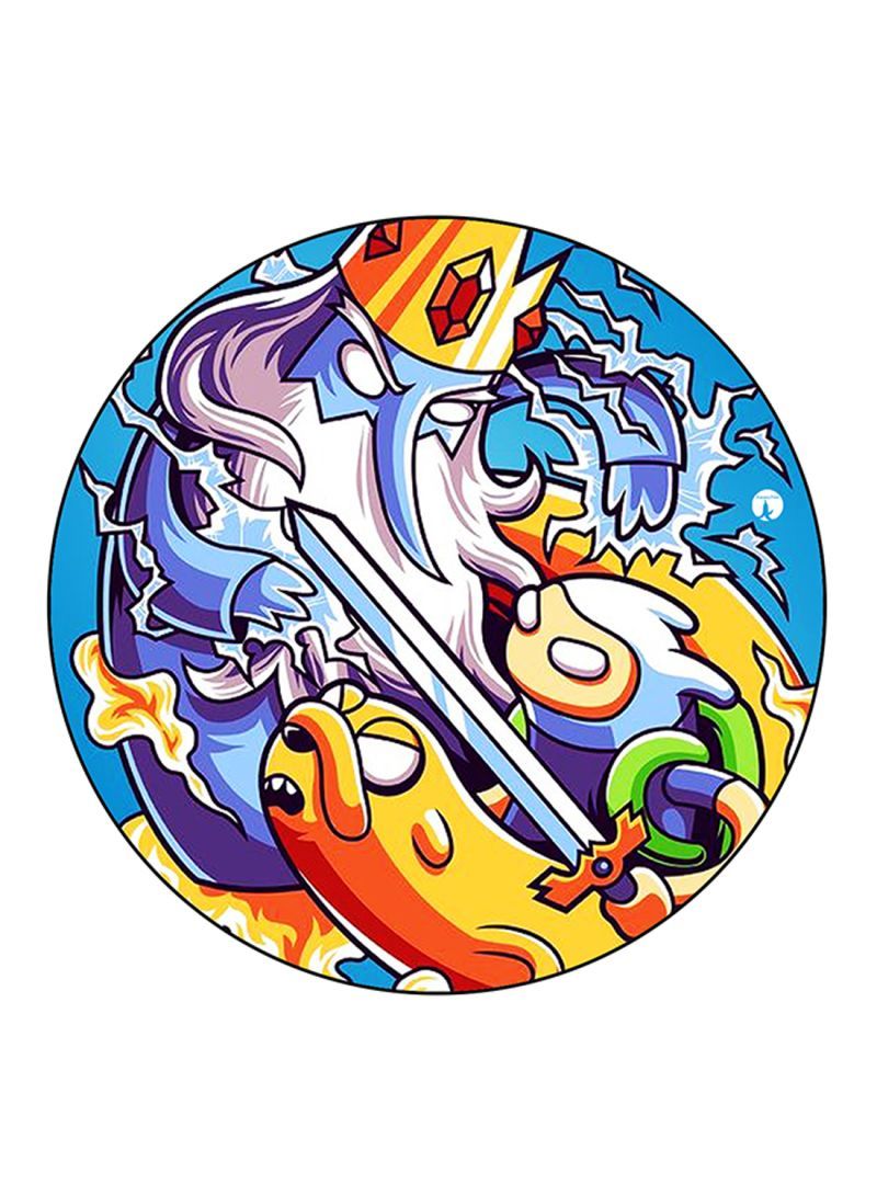 RKN Adventure Time Printed Mouse Pad  Multicolour