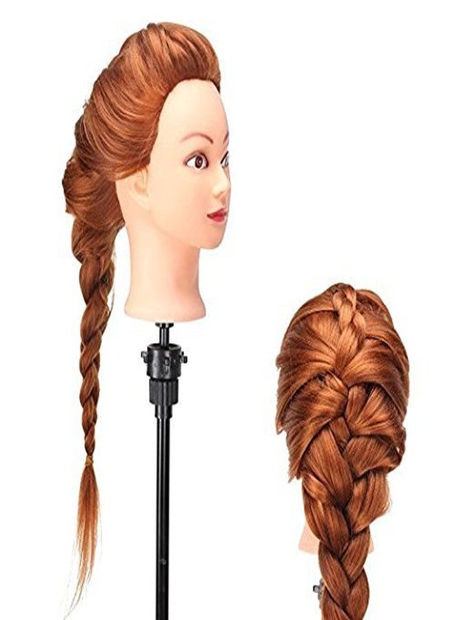 IAS Human Hair Dummy For Hair Styling With Clamp Stand | Hair Dummy for Hair Styling Practice - Image 3