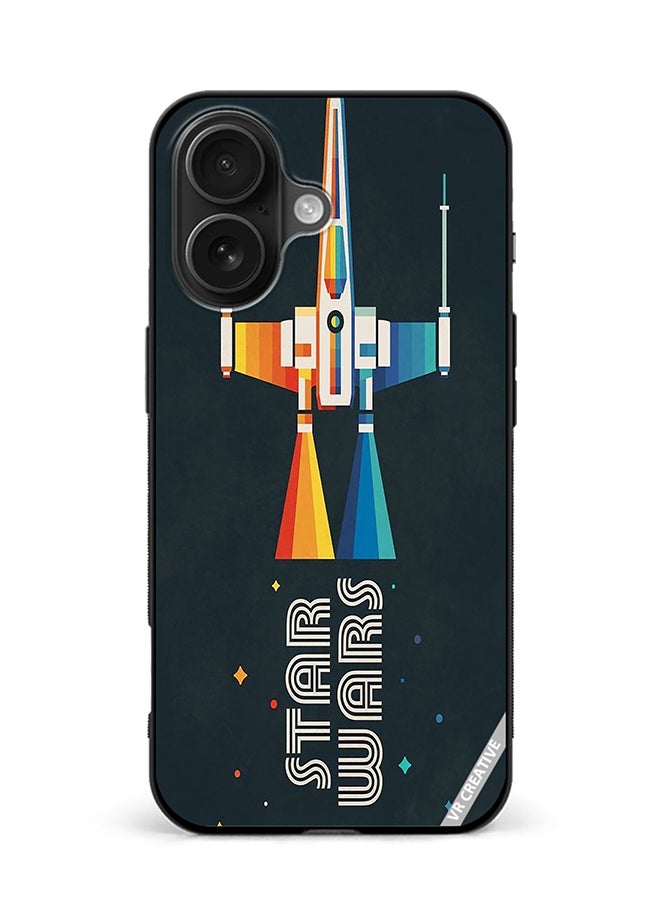 VR CREATIVE Protective Case Cover For Apple iPhone 16 Plus Star Wars Design Multicolour