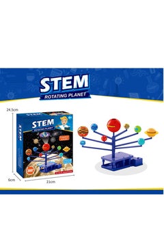 STEM Power planet, with projection automatic rotation ,Science and Physics home chemical lab Educational Game for kids and It is an educational game that helps focus, creativity,Children's DIY 6+ Years  - Image 3